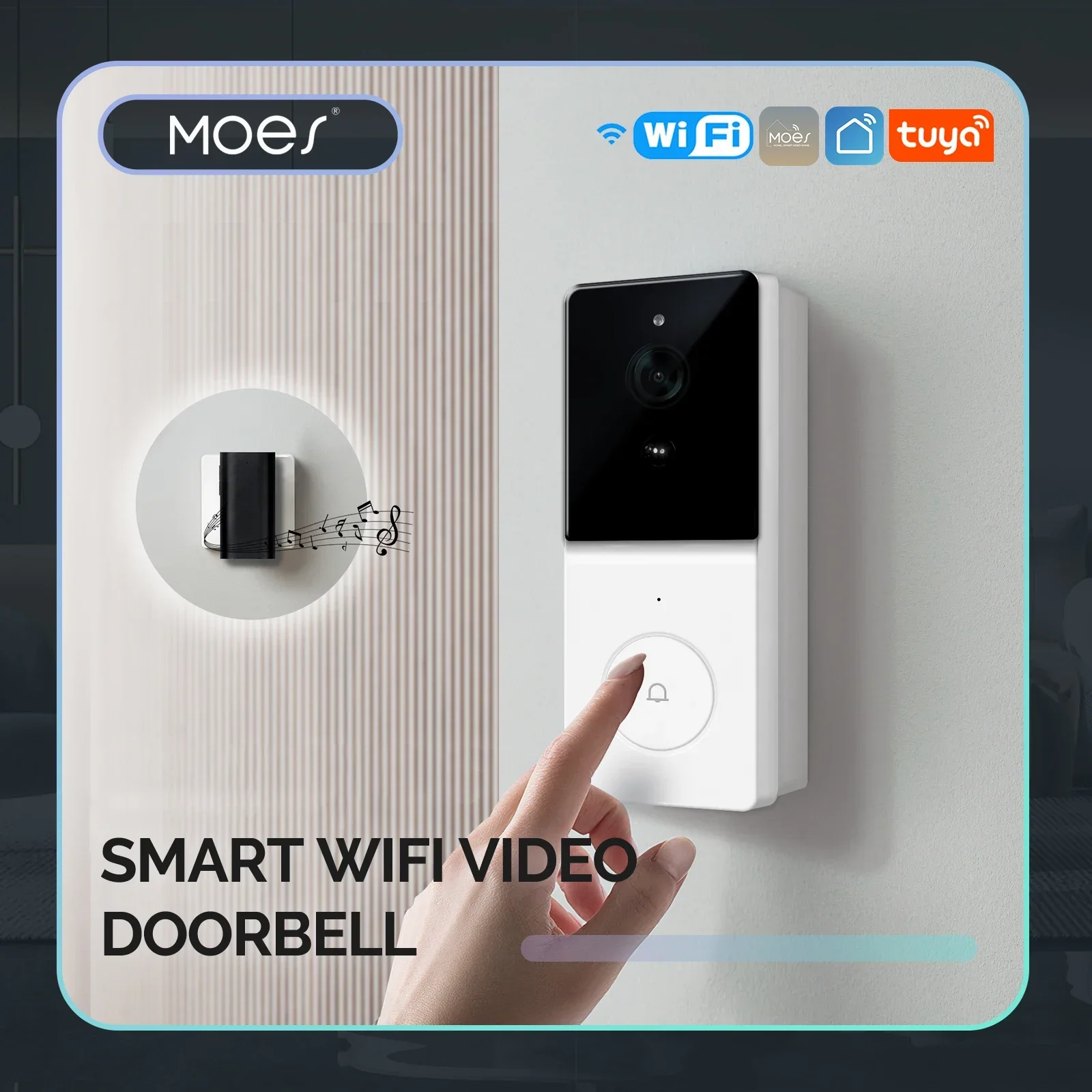 MOES Tuya Smart WiFi Video Doo – обзор и цена Home Security Premium